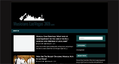 Desktop Screenshot of musicianslasvegas369.com