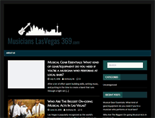 Tablet Screenshot of musicianslasvegas369.com